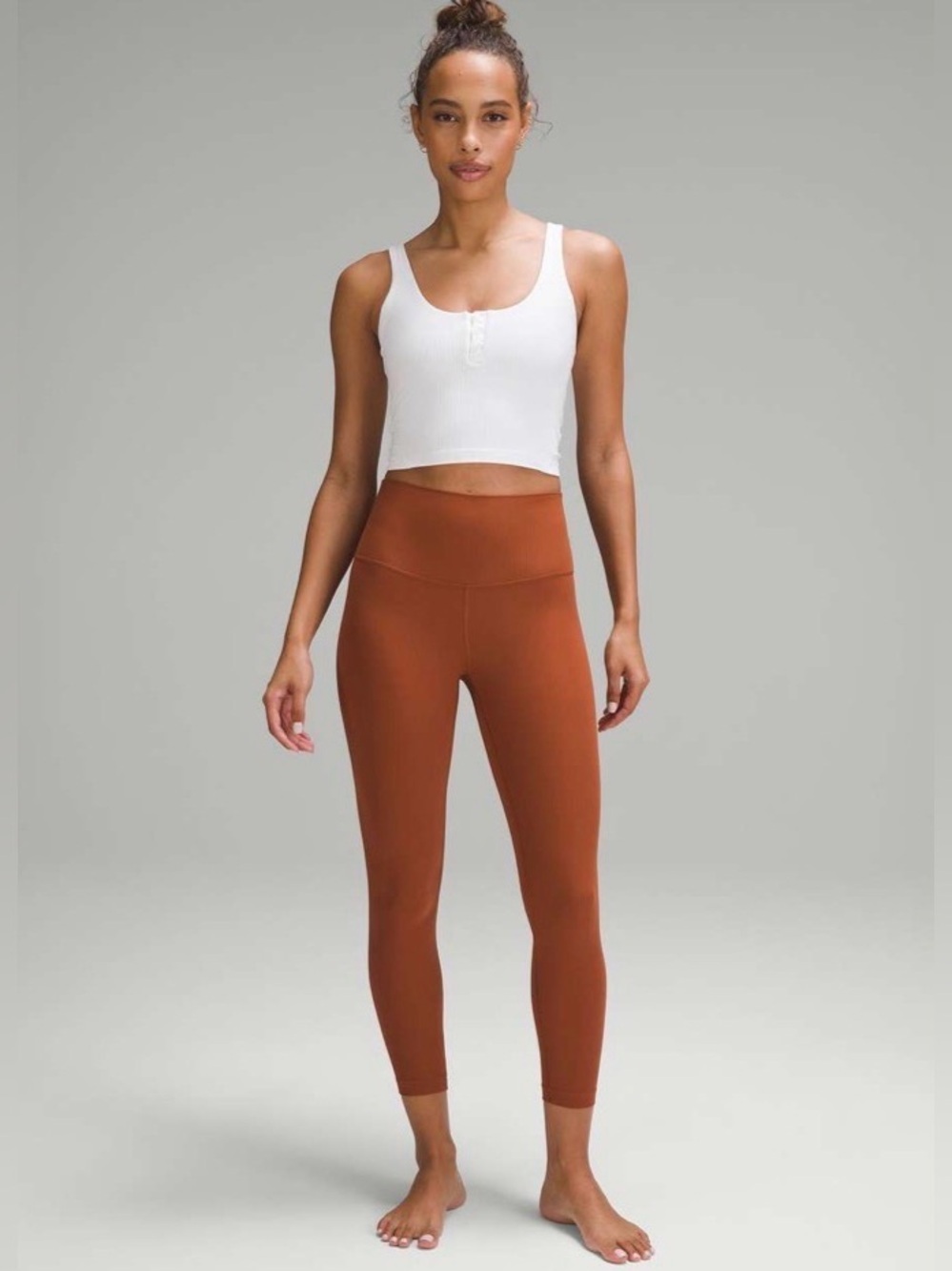 Lululemon Align Ribbed High-Rise Pant 25" Sable 10